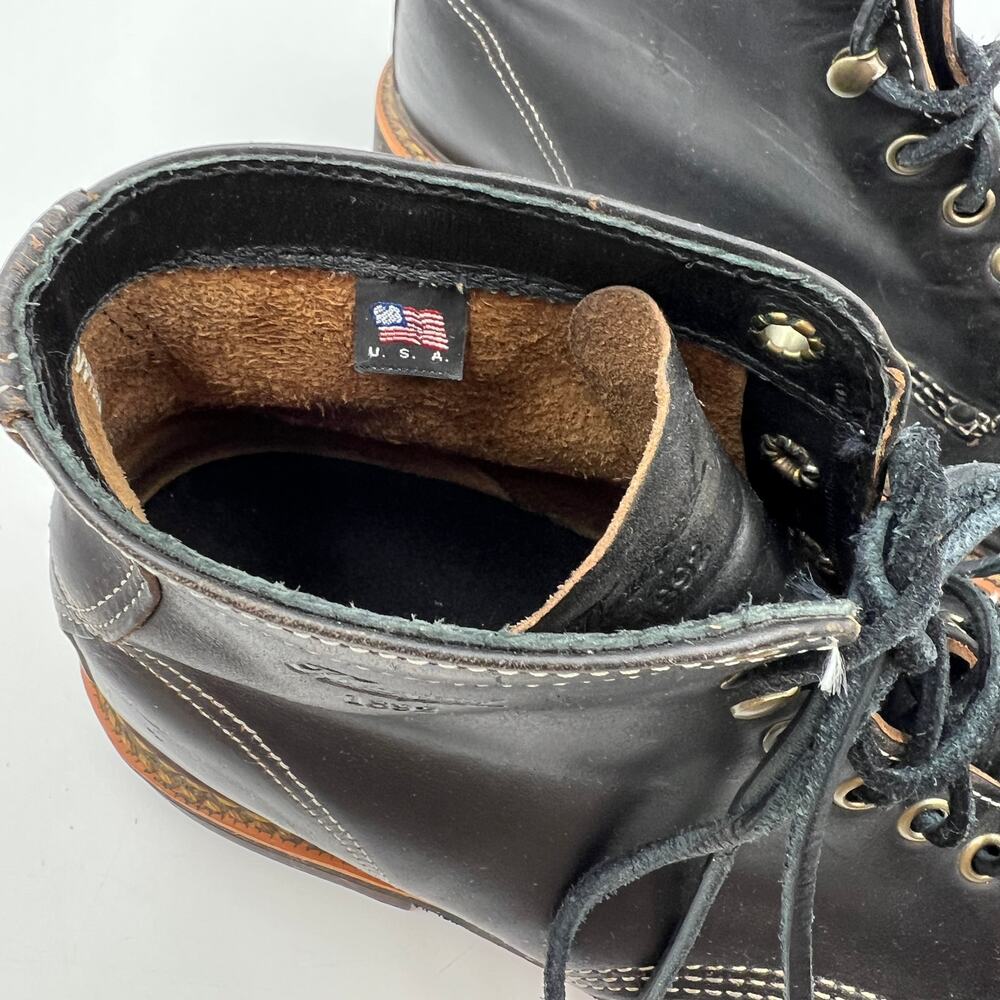 Thorogood Beloit Black Leather Boots 814-6532 - Picture 9 of 9